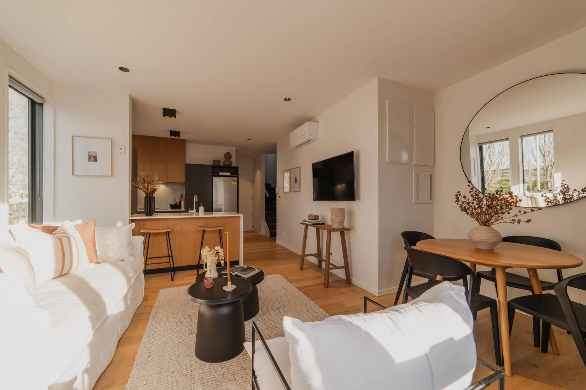 Chic And Contemporary Living At Cambridge Terrace Vila Christchurch Exterior foto