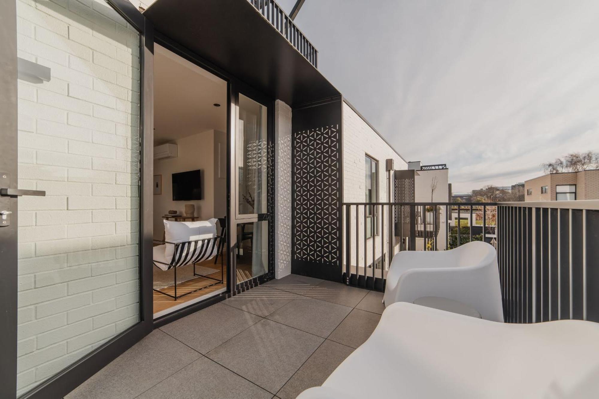 Chic And Contemporary Living At Cambridge Terrace Vila Christchurch Exterior foto