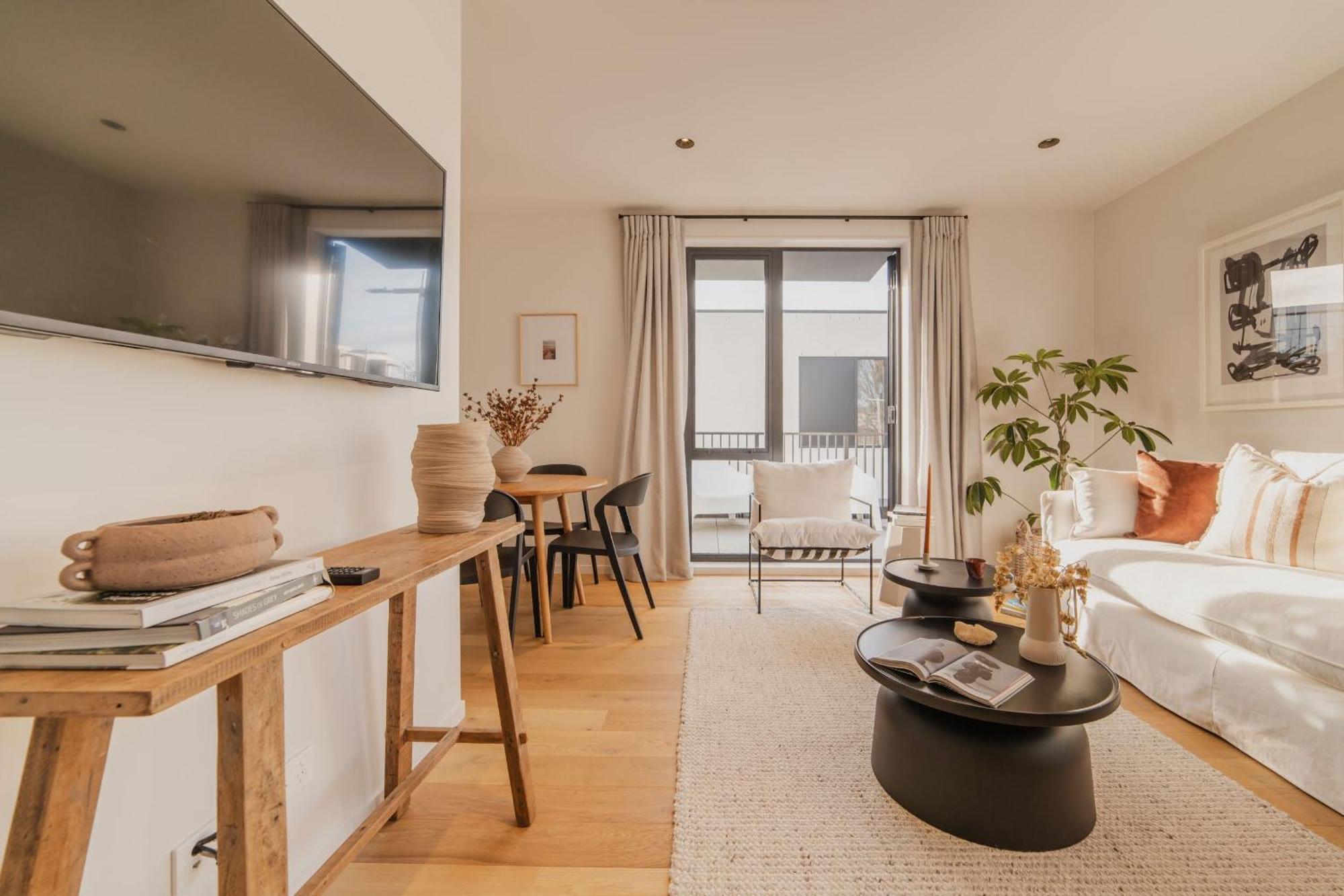 Chic And Contemporary Living At Cambridge Terrace Vila Christchurch Exterior foto