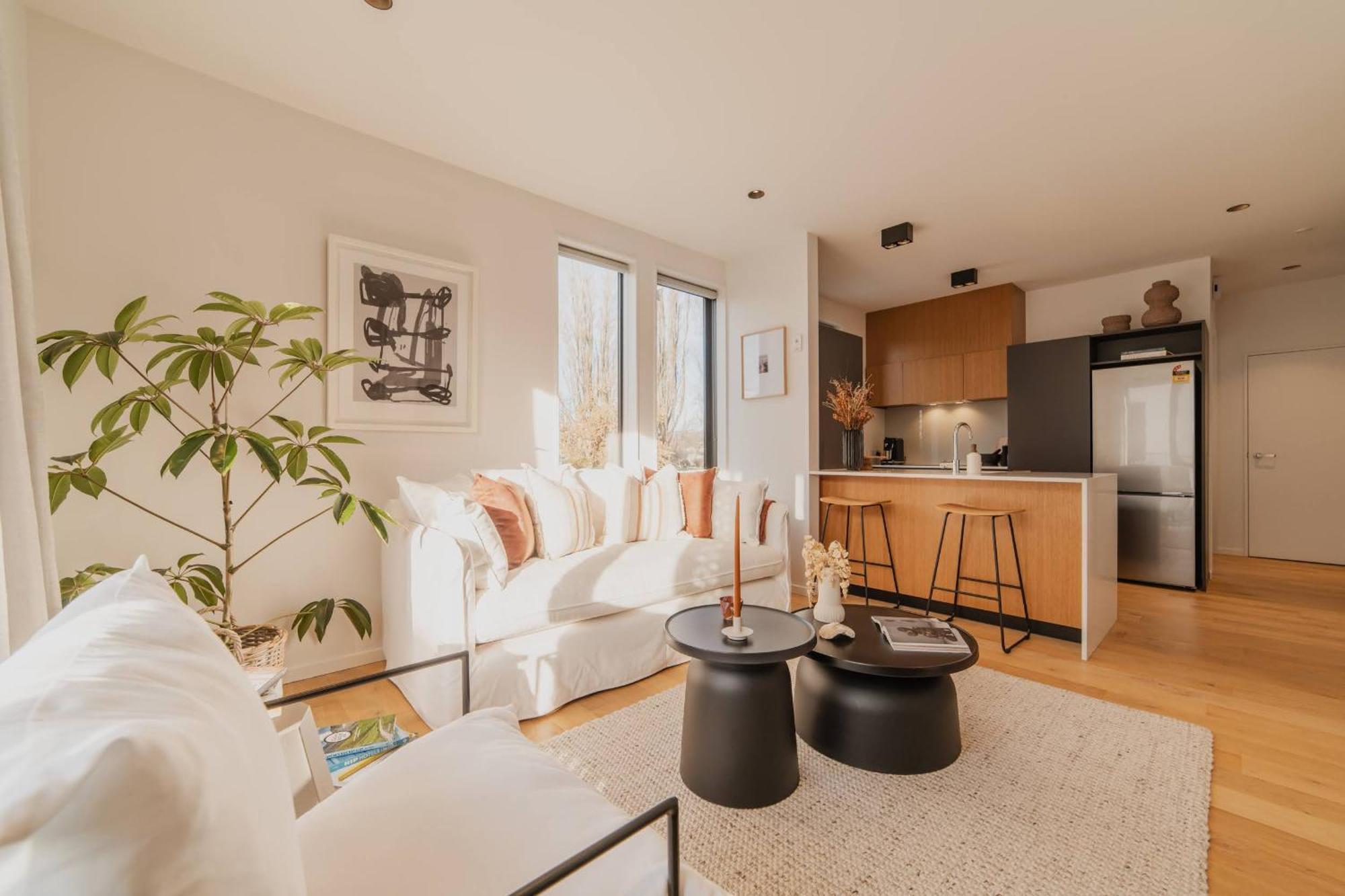 Chic And Contemporary Living At Cambridge Terrace Vila Christchurch Exterior foto