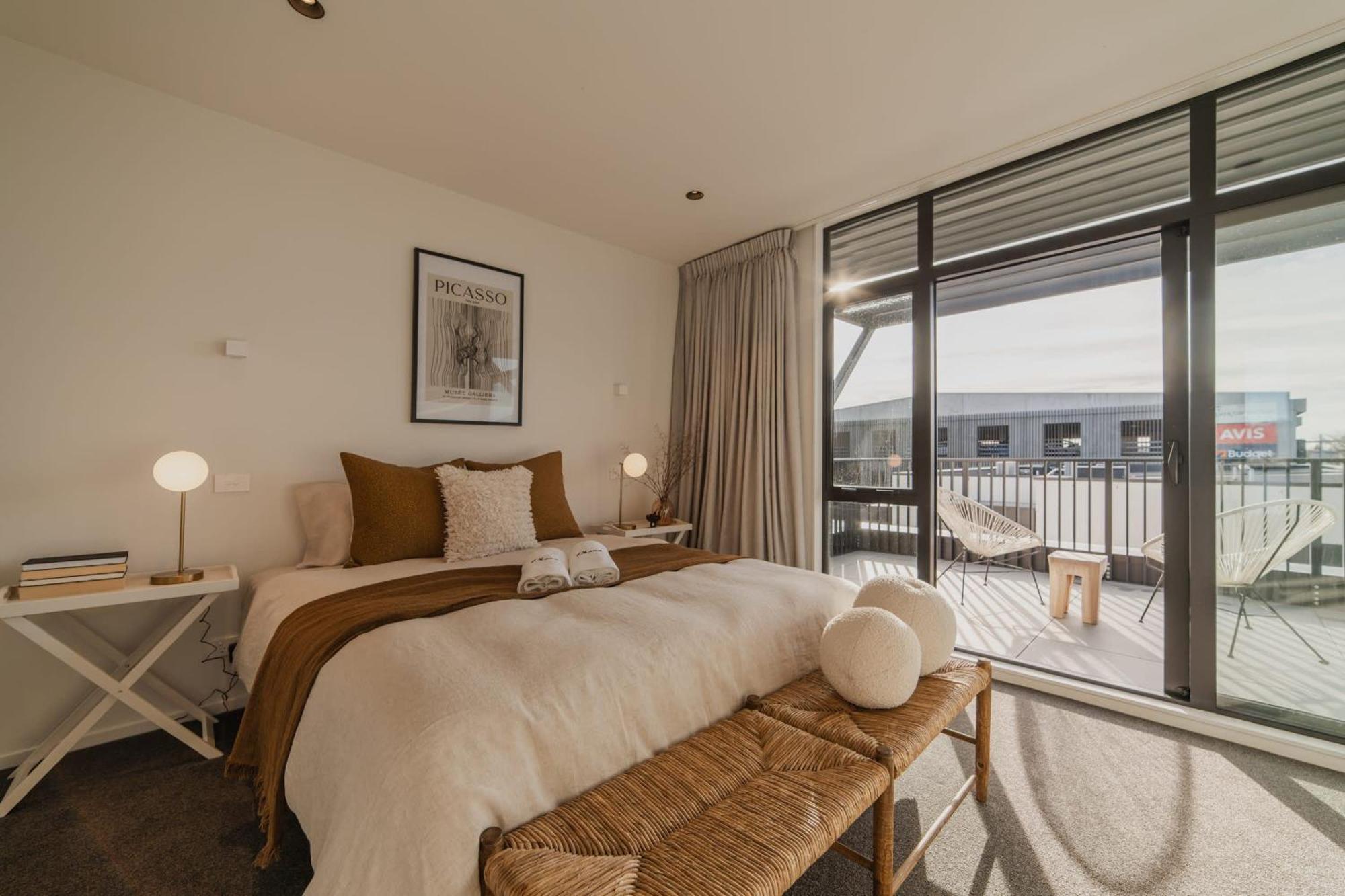 Chic And Contemporary Living At Cambridge Terrace Vila Christchurch Exterior foto